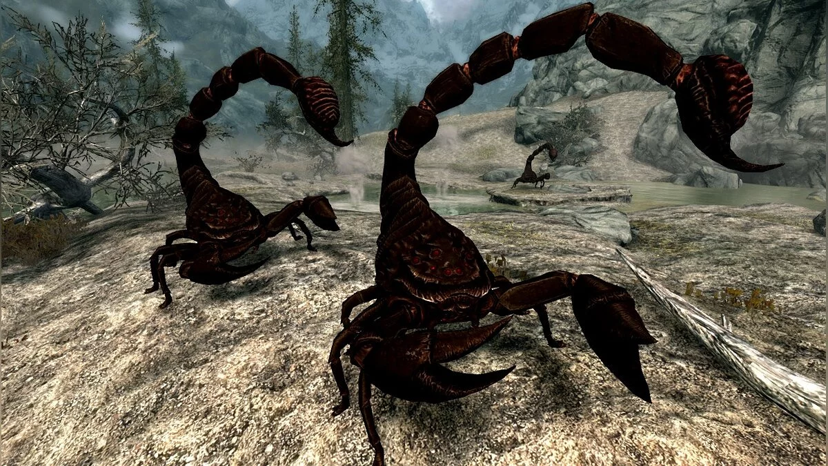 Elder Scrolls 5: Skyrim Special Edition — Гигантские скорпионы