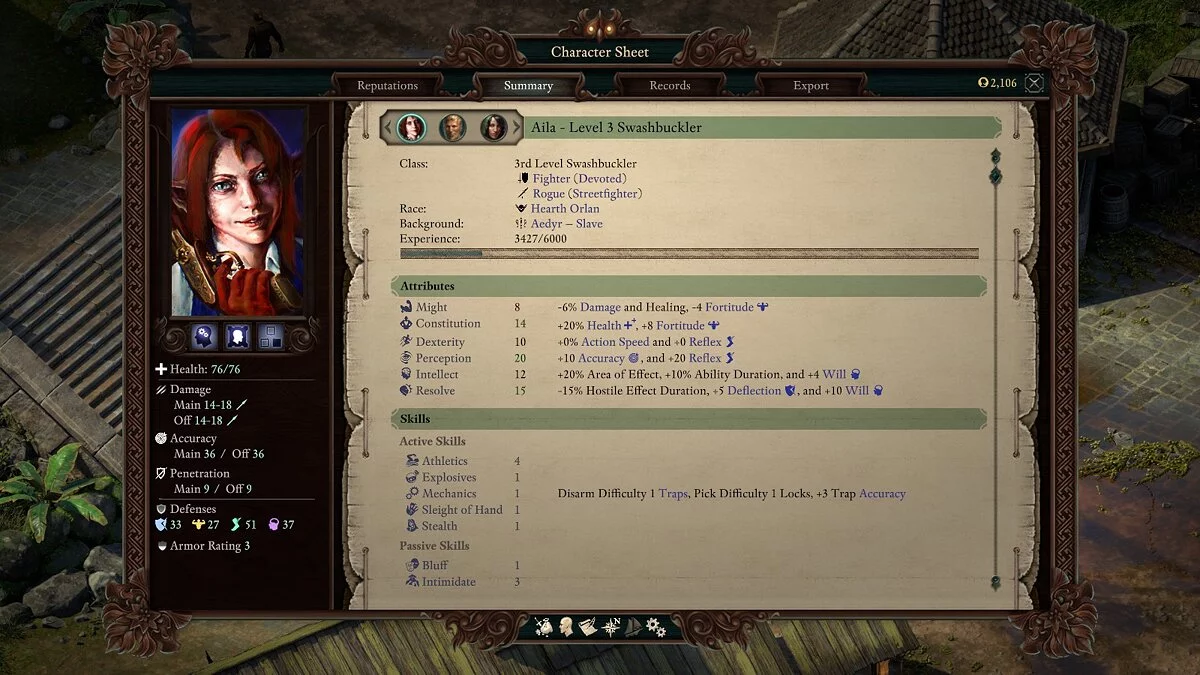 Pillars of Eternity 2: Deadfire — Сборник новых портретов героев