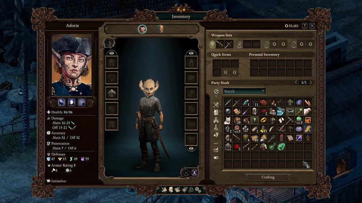 Pillars of Eternity 2: Deadfire — Сборник новых портретов героев