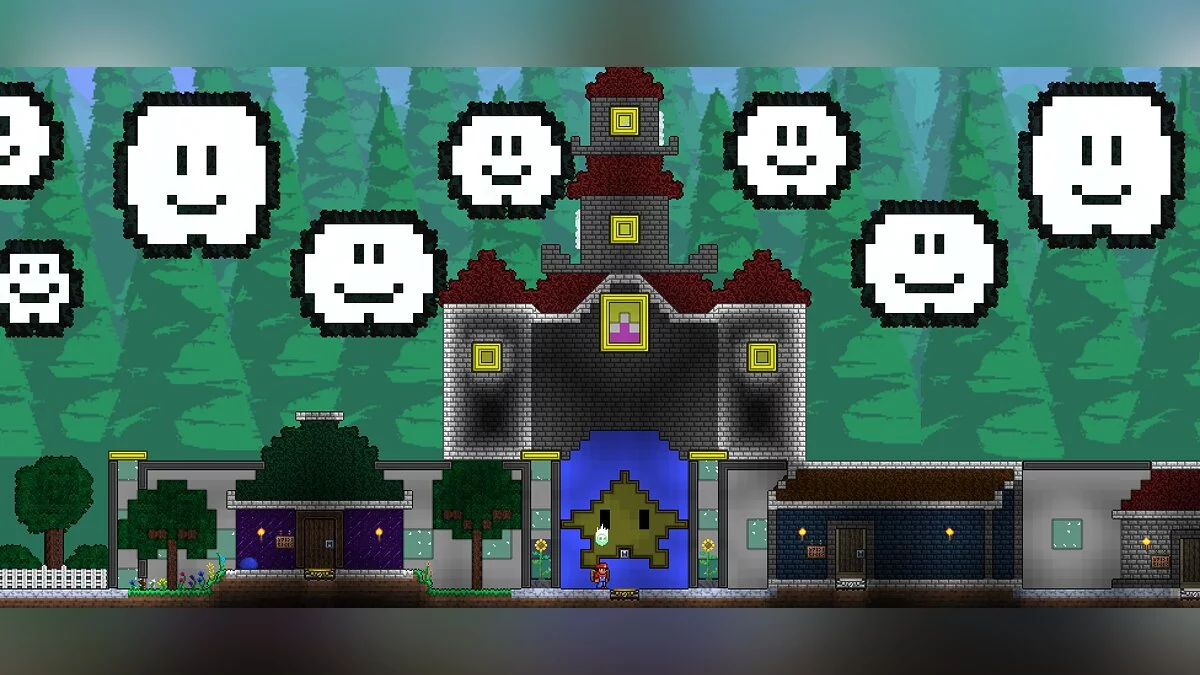 Terraria — Карта «Супер Марио»