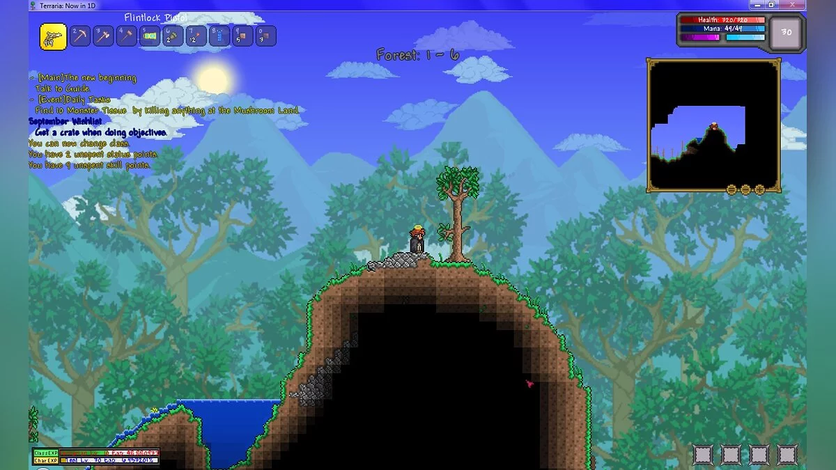 Terraria — Новый геймплей - RPG, расы, классы, квесты