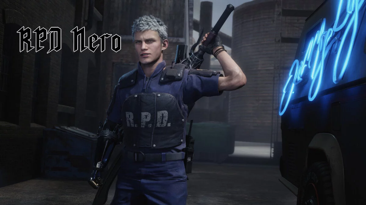 Devil May Cry 5 — Неро в форме RPD
