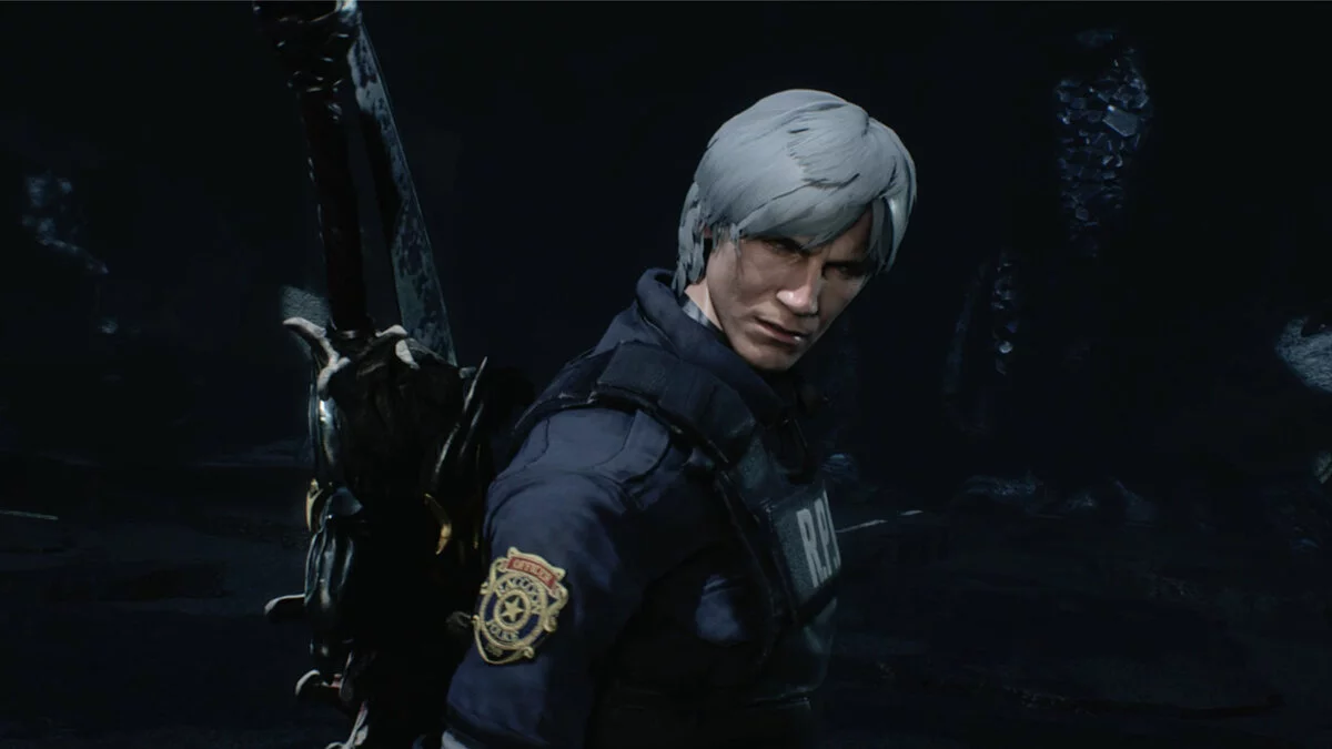 Devil May Cry 5 — Данте в форме Raccoon Police Department