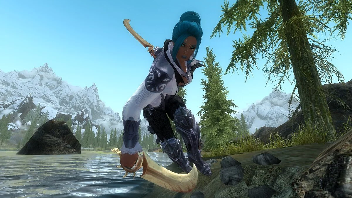 The Elder Scrolls 5: Skyrim Legendary Edition — Меч Ренгара из League of Legends