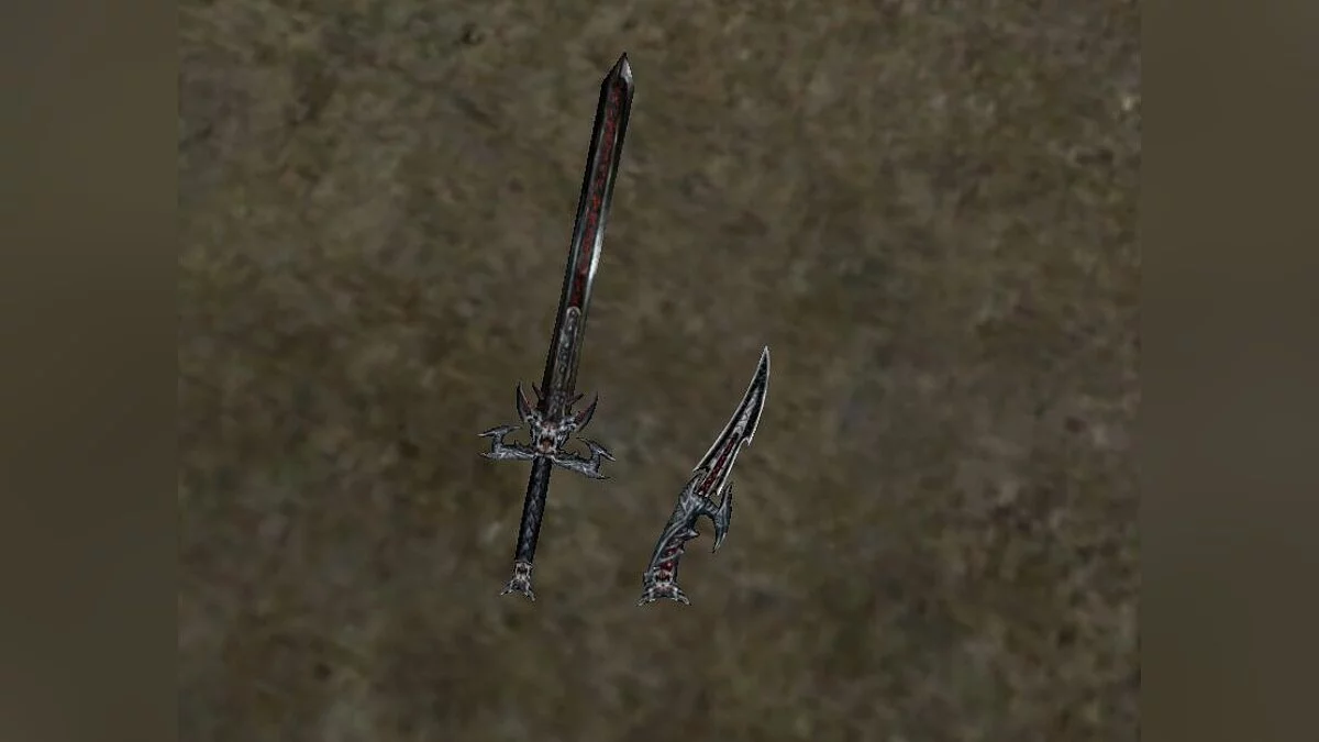 Elder Scrolls 3: Morrowind — Изысканный даэдрический меч и кинжал