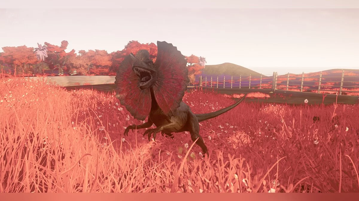 Jurassic World Evolution — Черный дилофозавр