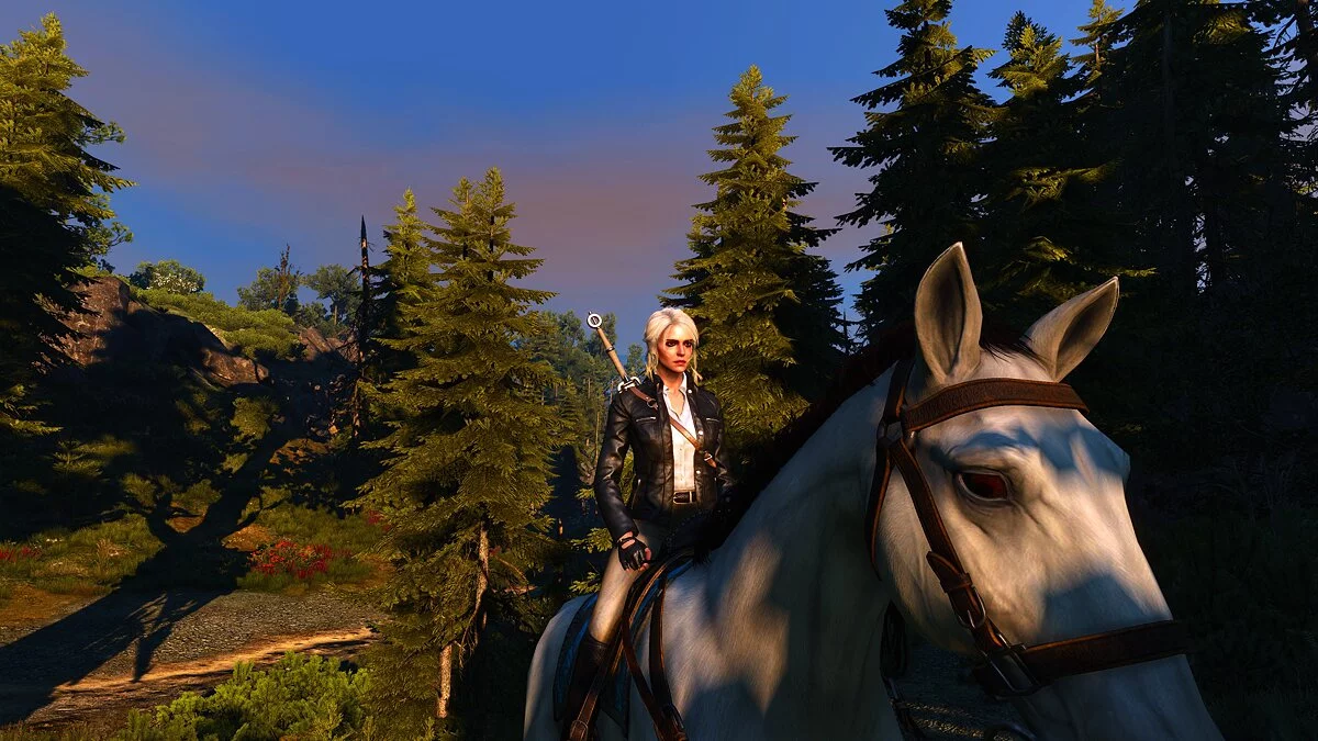 The Witcher 3: Wild Hunt - Complete Edition — Цири ретро наездница