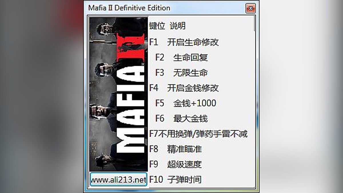 Mafia 2: Definitive Edition — Трейнер (+8) [1.0]
