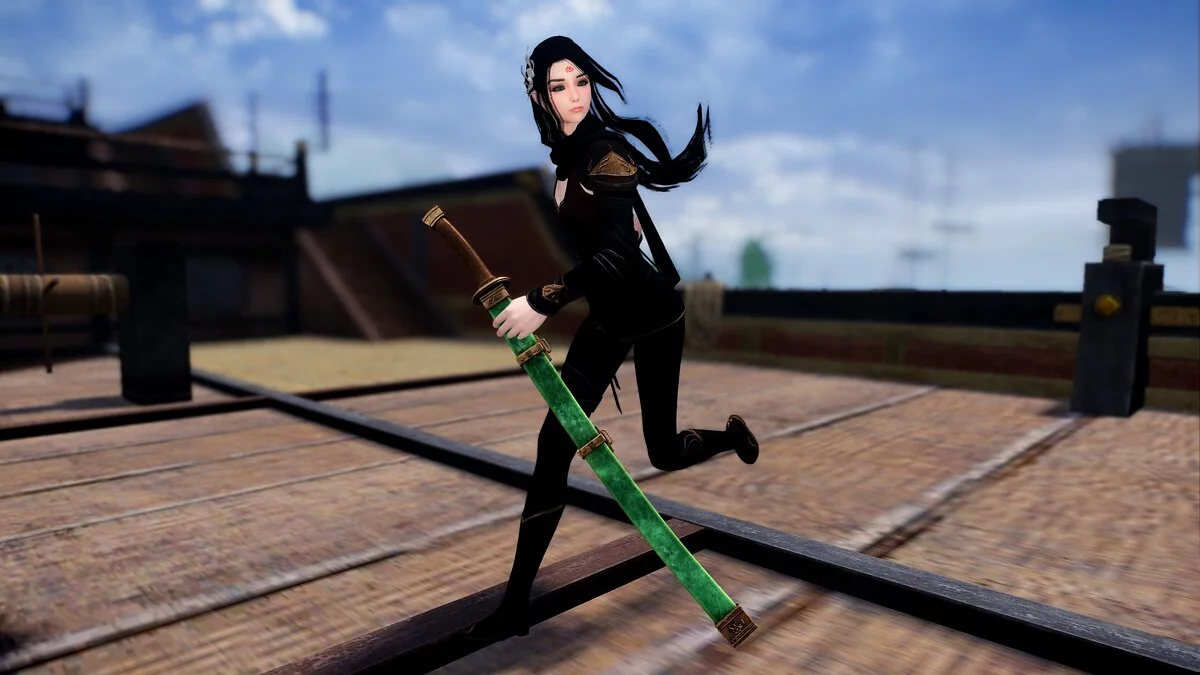 Elder Scrolls 5: Skyrim Special Edition — Меч «Нефритовый дракон дао»