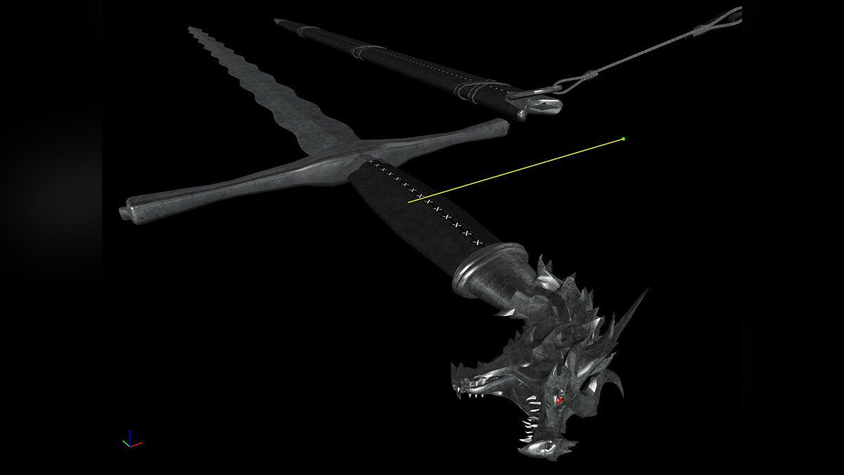 Elder Scrolls 5: Skyrim Special Edition — Стальное драконье оружие 