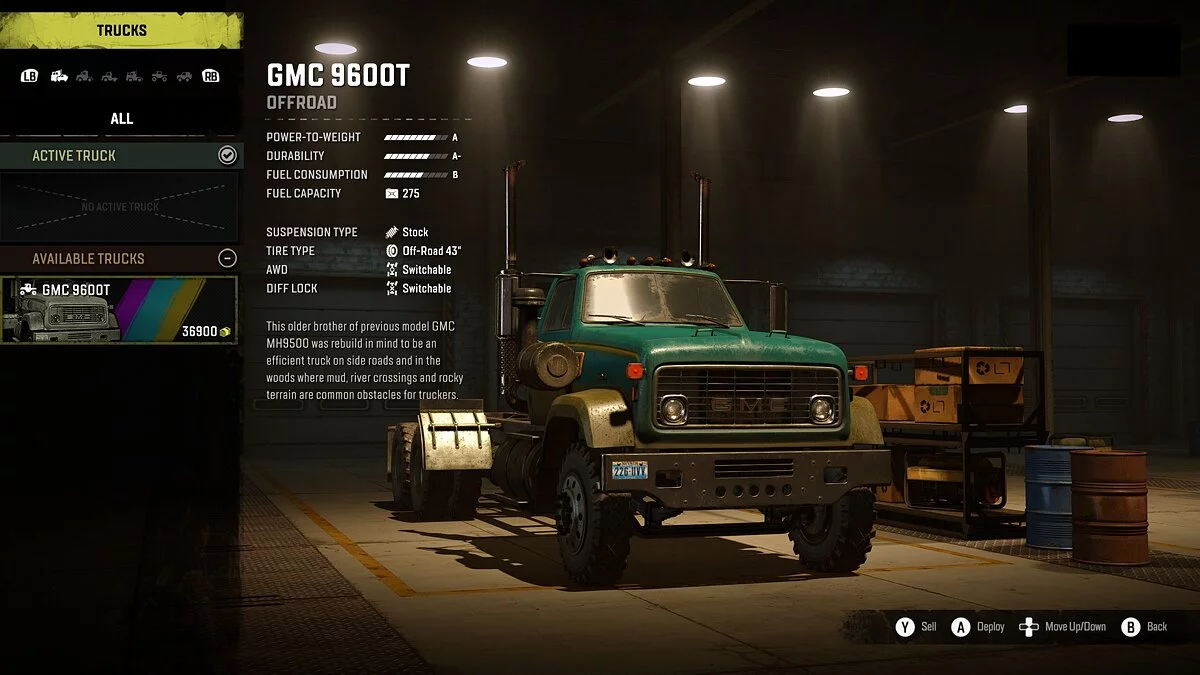 SnowRunner — GMC 9600T