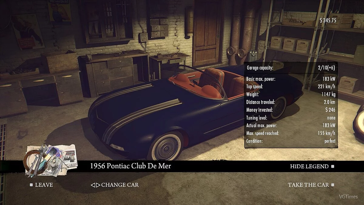 Mafia 2: Definitive Edition — Реальные название машин
