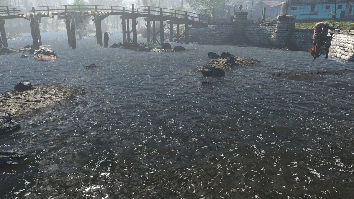 Fallout 4: Game of the Year Edition — Реалистичные облака и вода