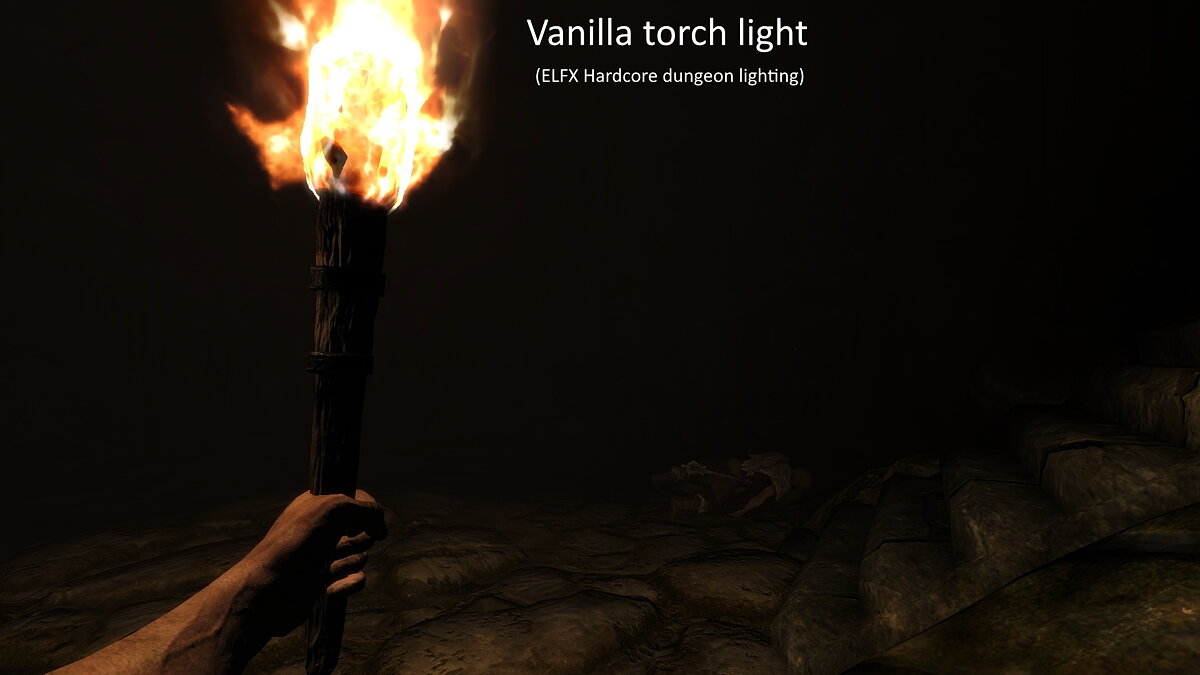 Elder Scrolls 5: Skyrim Special Edition — Реалистичный свет факела