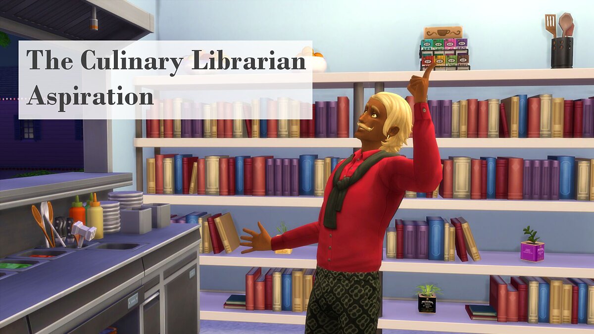 The Sims 4 — Жизненная цель - Кулинарный библиотекарь