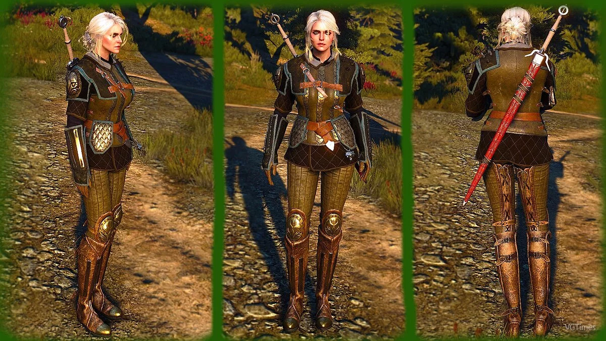 The Witcher 3: Wild Hunt — Броня школы Грифона для Цири