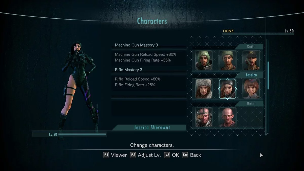 Resident Evil: Revelations — Темный купальник для Джессики