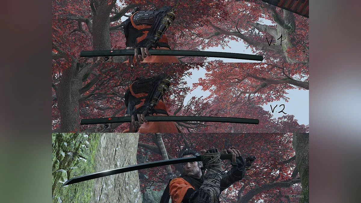 Sekiro: Shadows Die Twice — Sasuke Uchiha Sword Black