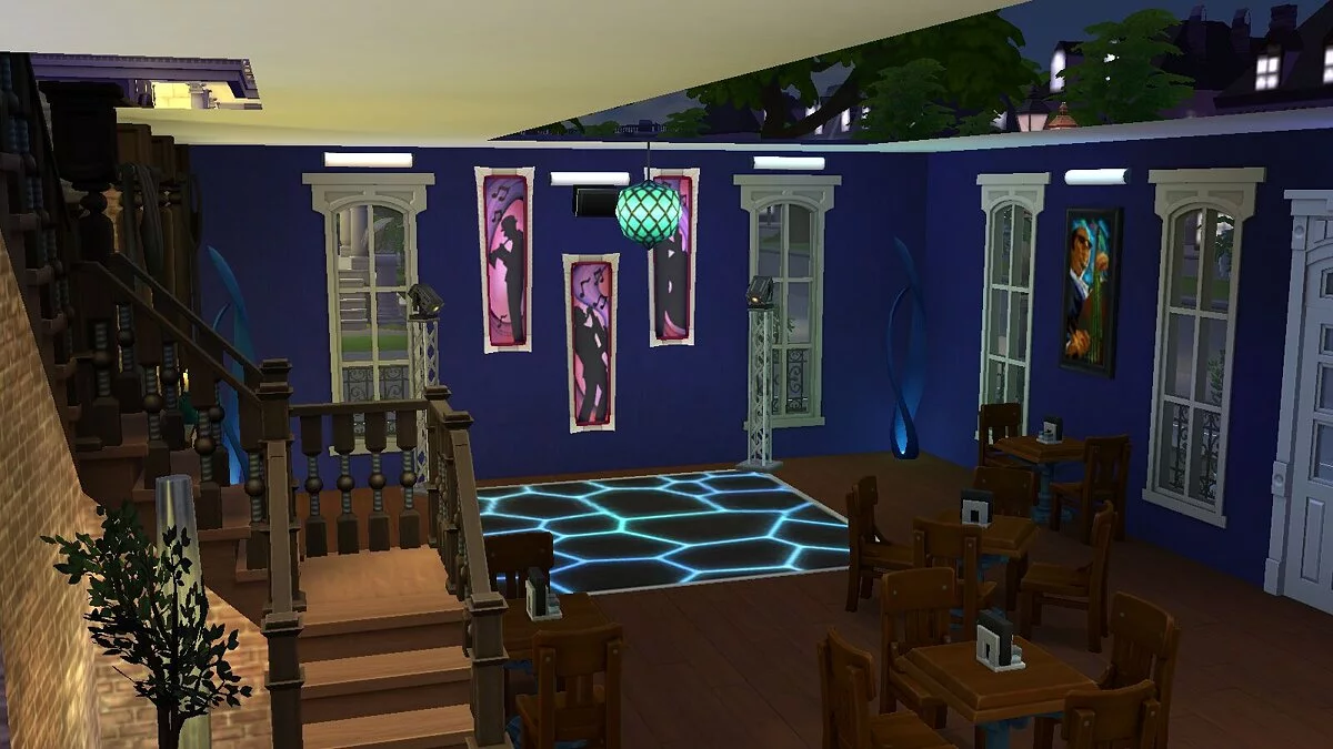 The Sims 4 — Джаз-Клуб «Голубой Бархат»