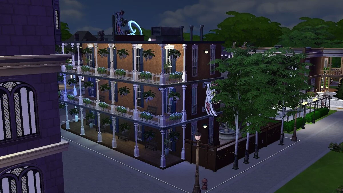 The Sims 4 — Джаз-Клуб «Голубой Бархат»