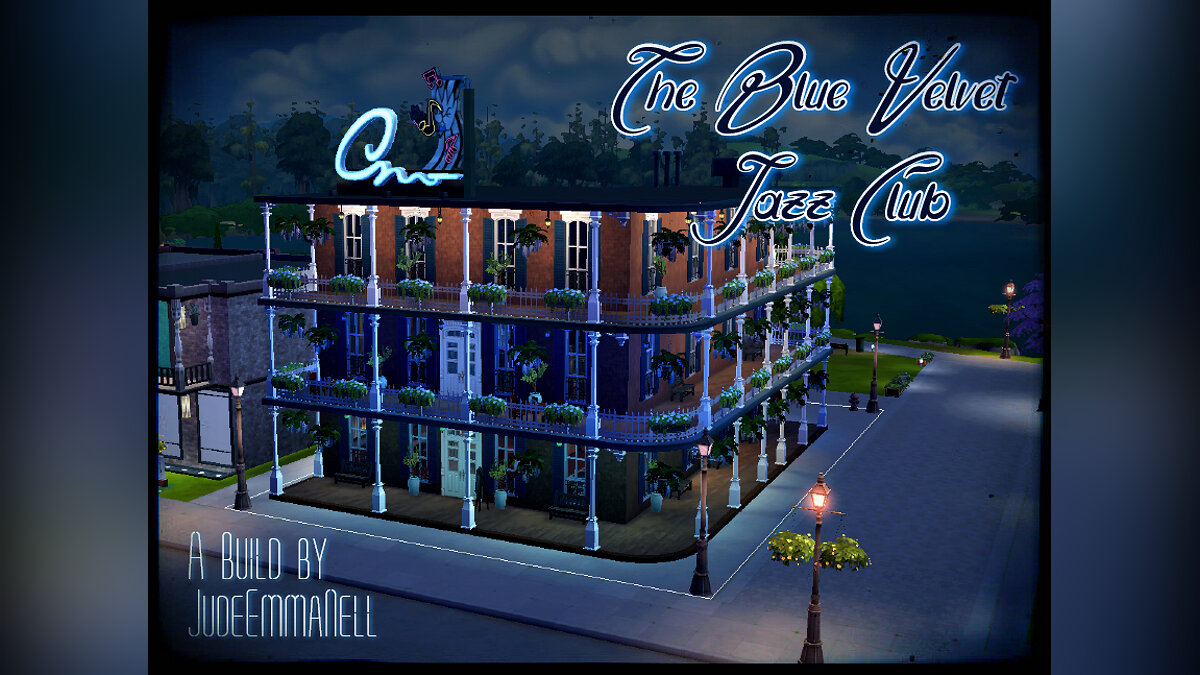 The Sims 4 — Джаз-Клуб «Голубой Бархат»