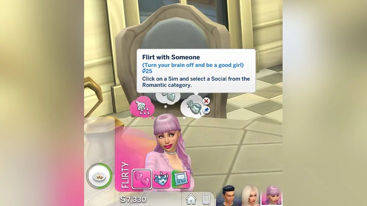 The Sims 4 — Жизненная цель и черта характера — Бимбо