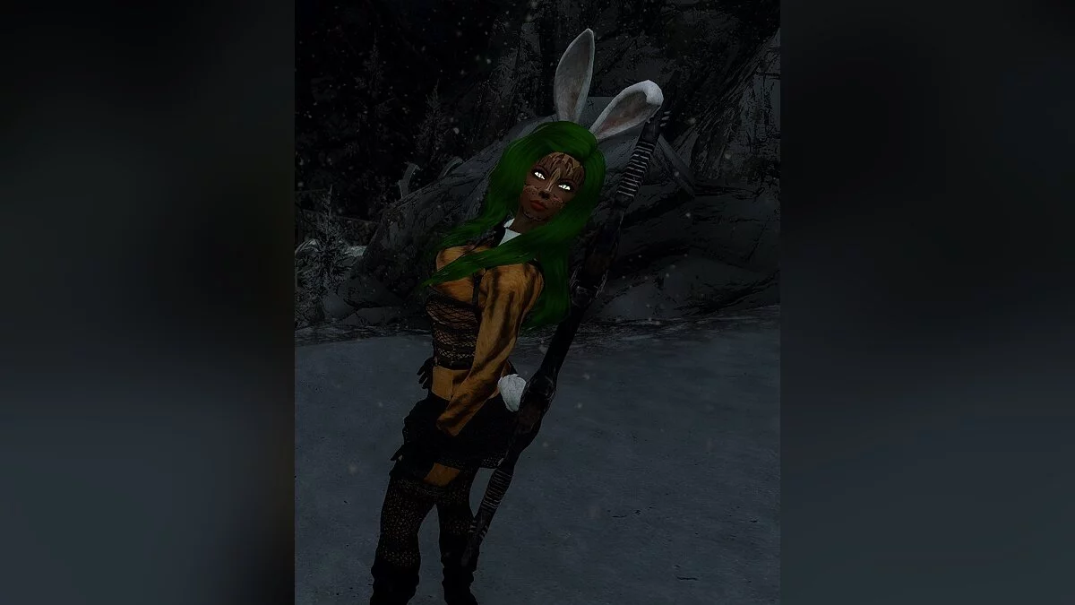 Elder Scrolls 5: Skyrim Special Edition — Компаньон Катя - кошка