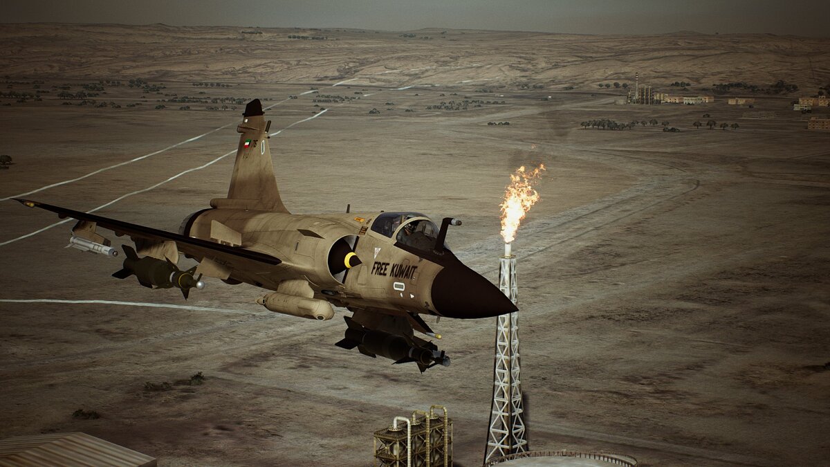 Ace Combat 7: Skies Unknown — Раскраска «Свободный Кувейт» для самолета Мираж 2000-5