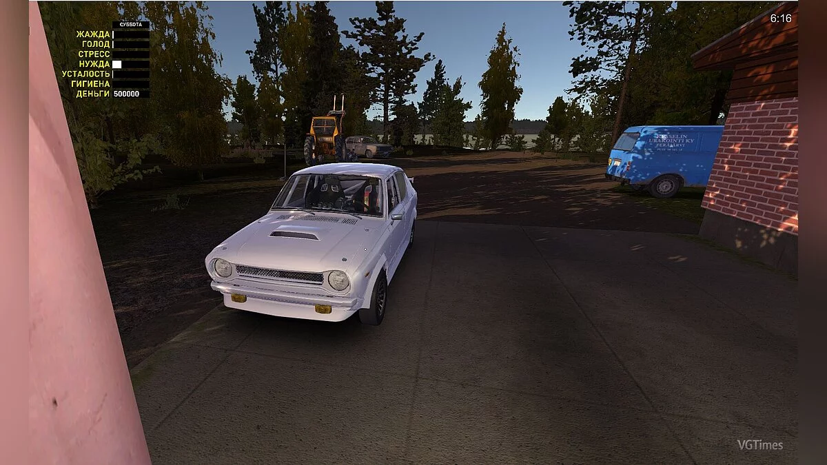 My Summer Car — Сохранение (Фулл белая сатсума + фургон + 500k марок)