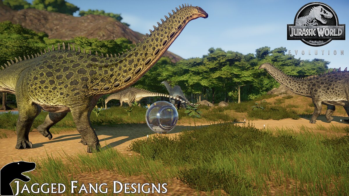 Jurassic World Evolution — Улучшенный апатозавр