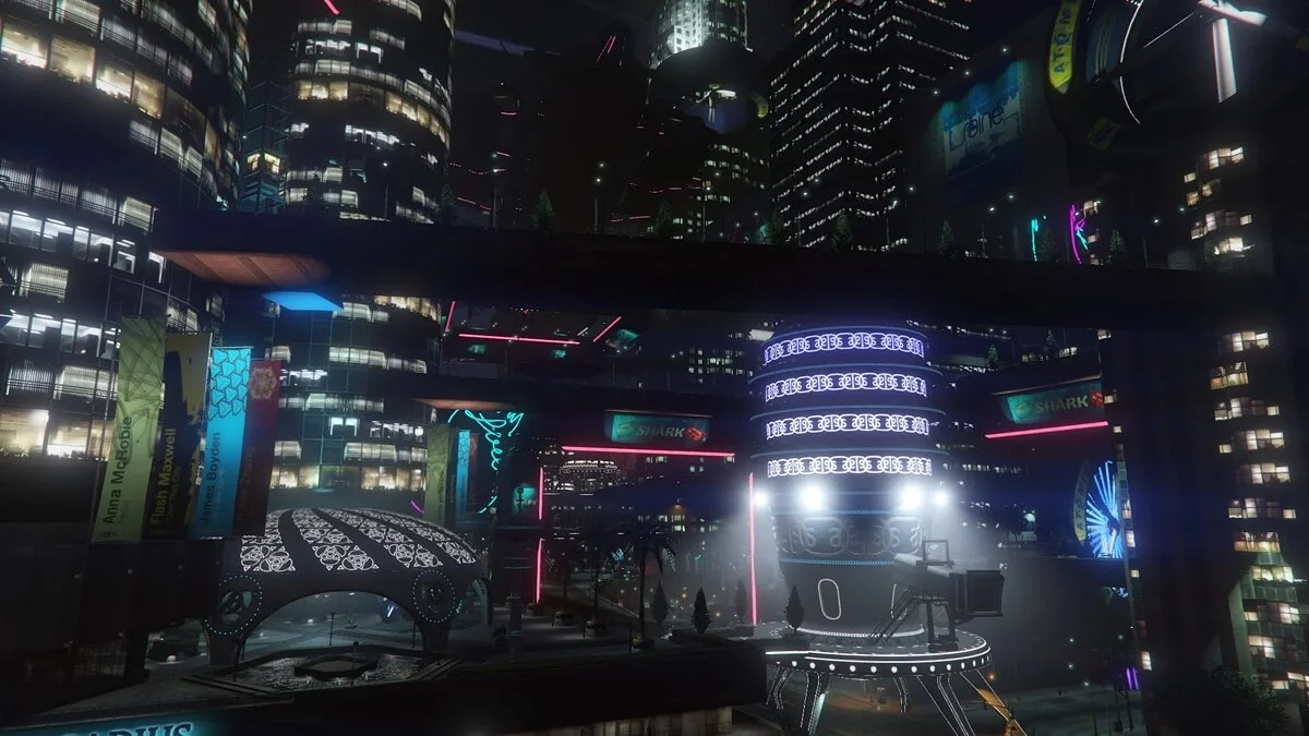 GTA 5 — GrandCyberPunk [YMAP] 3.0 — киберпанк в GTA