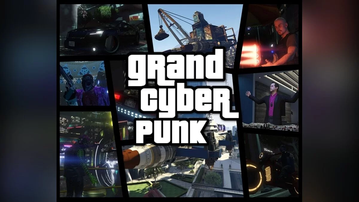 GTA 5 — GrandCyberPunk [YMAP] 3.0 — киберпанк в GTA