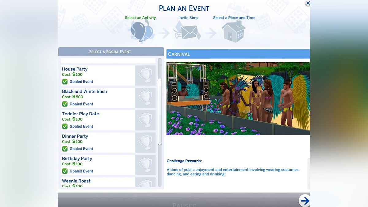 The Sims 4 — Событие карнавала (04.06.2020)