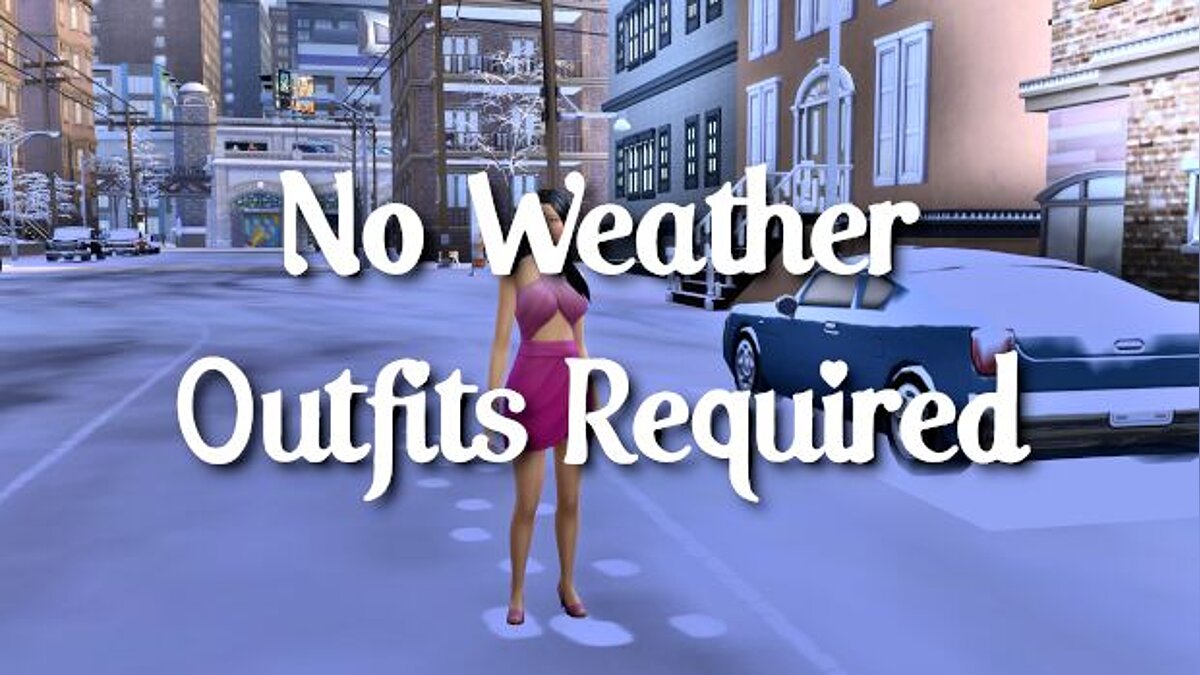 The Sims 4 — Никакой одежды по погоде