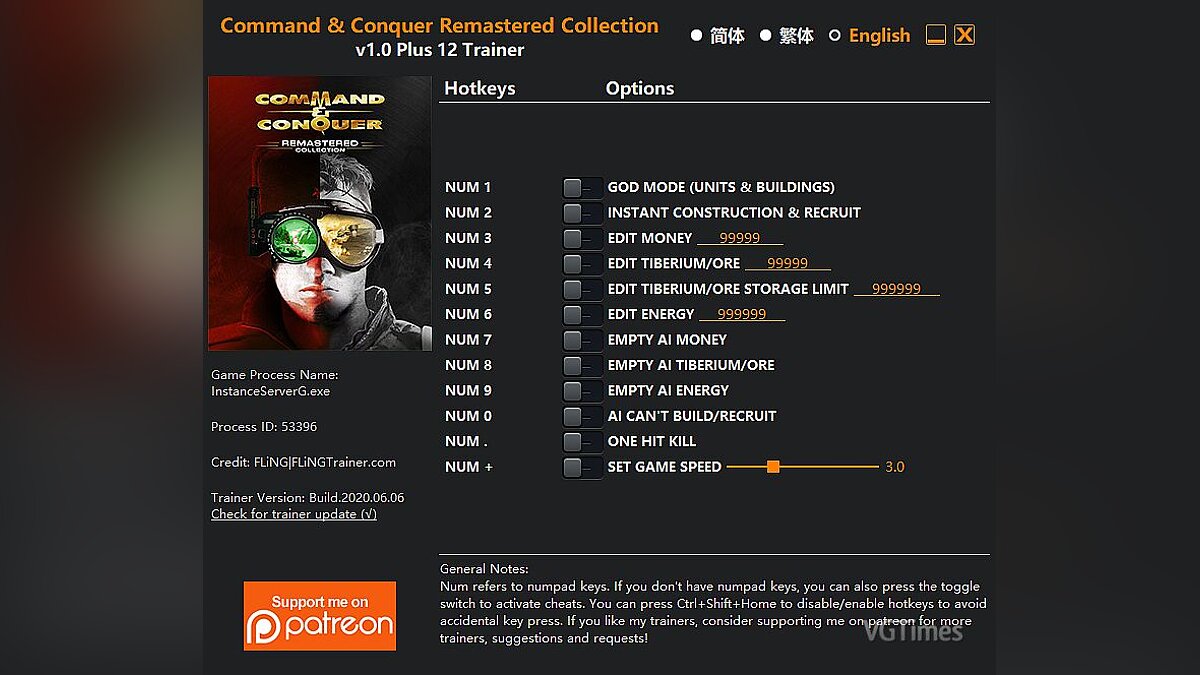 Command &amp; Conquer: Remastered — Трейнер (+12) [1.0]