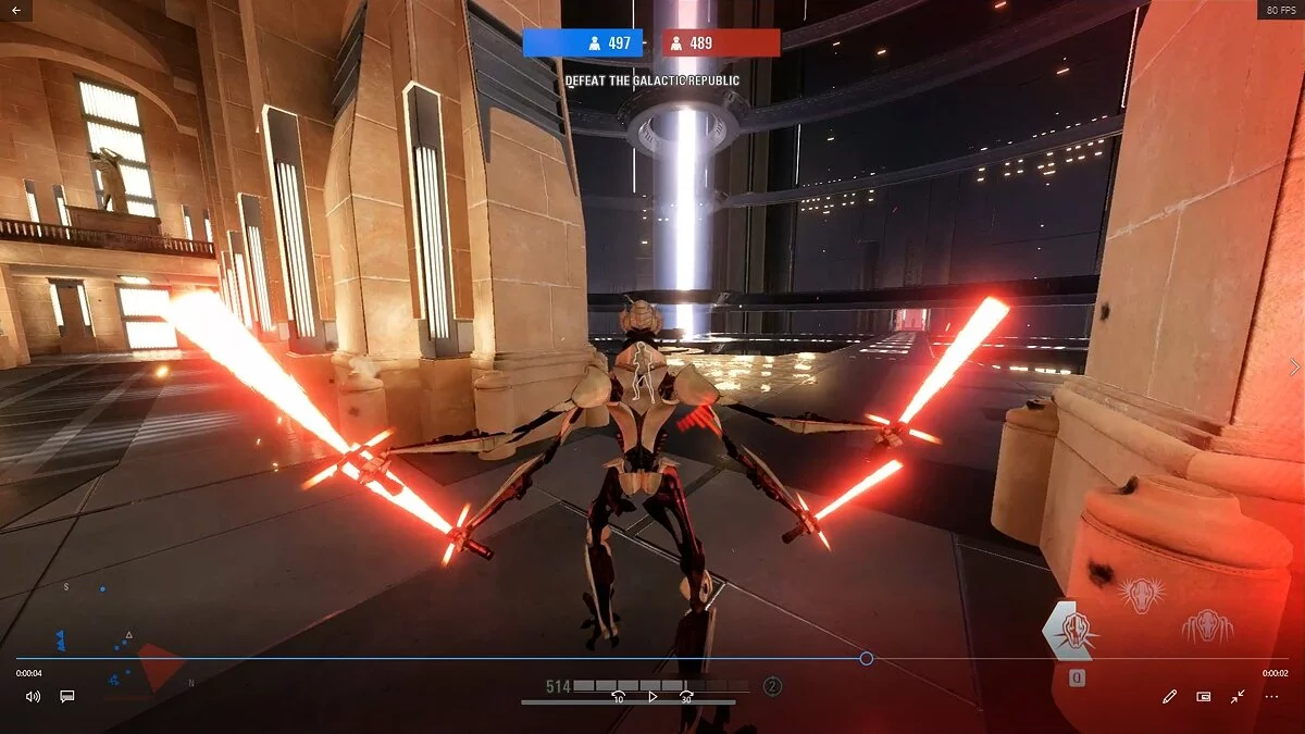 Star Wars: Battlefront 2 — Меч Кайло Рена для Гривуса