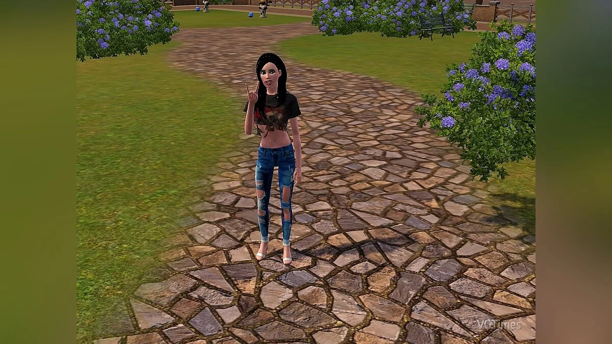 The Sims 3: Ambitions — Рванный топ