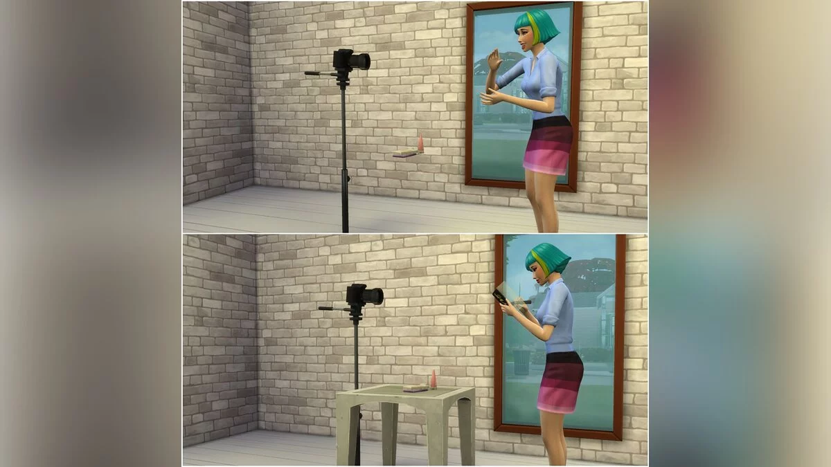 The Sims 4 — Видеостанция на компьютере и отдельная камера