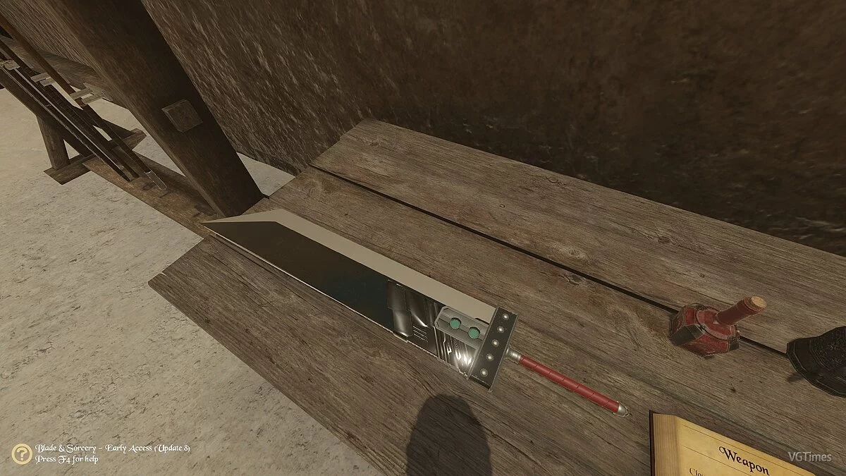 Blade and Sorcery — Меч Клауда из Final Fantasy 7