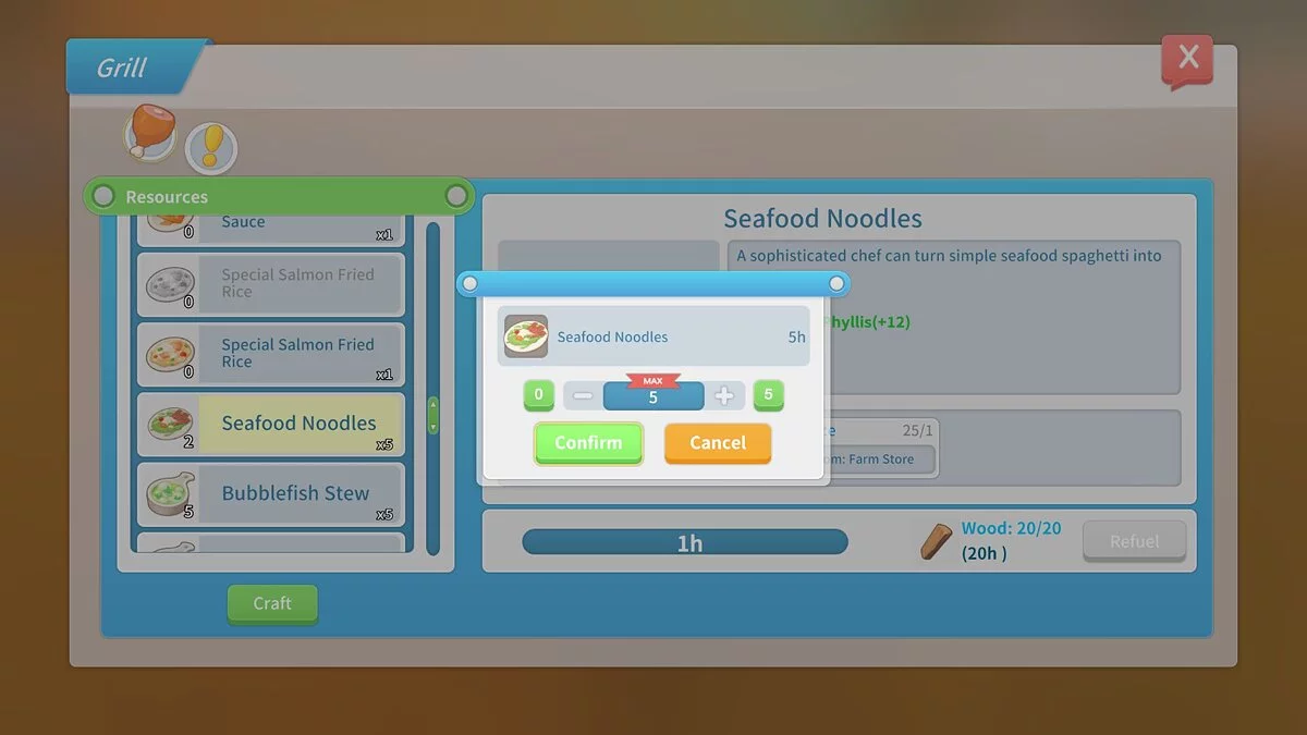 My Time at Portia — Улучшенный гриль