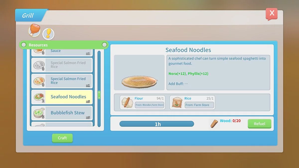 My Time at Portia — Улучшенный гриль