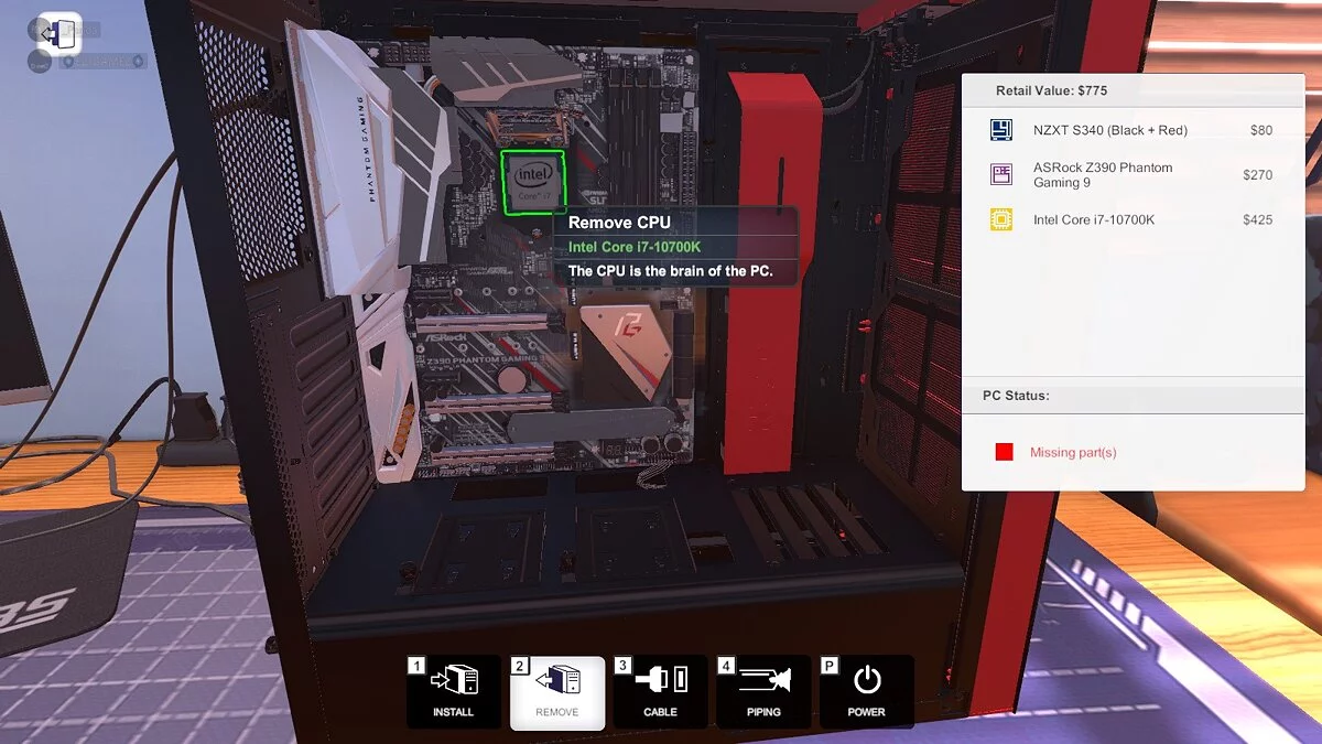 PC Building Simulator — Процессор Intel Core i7