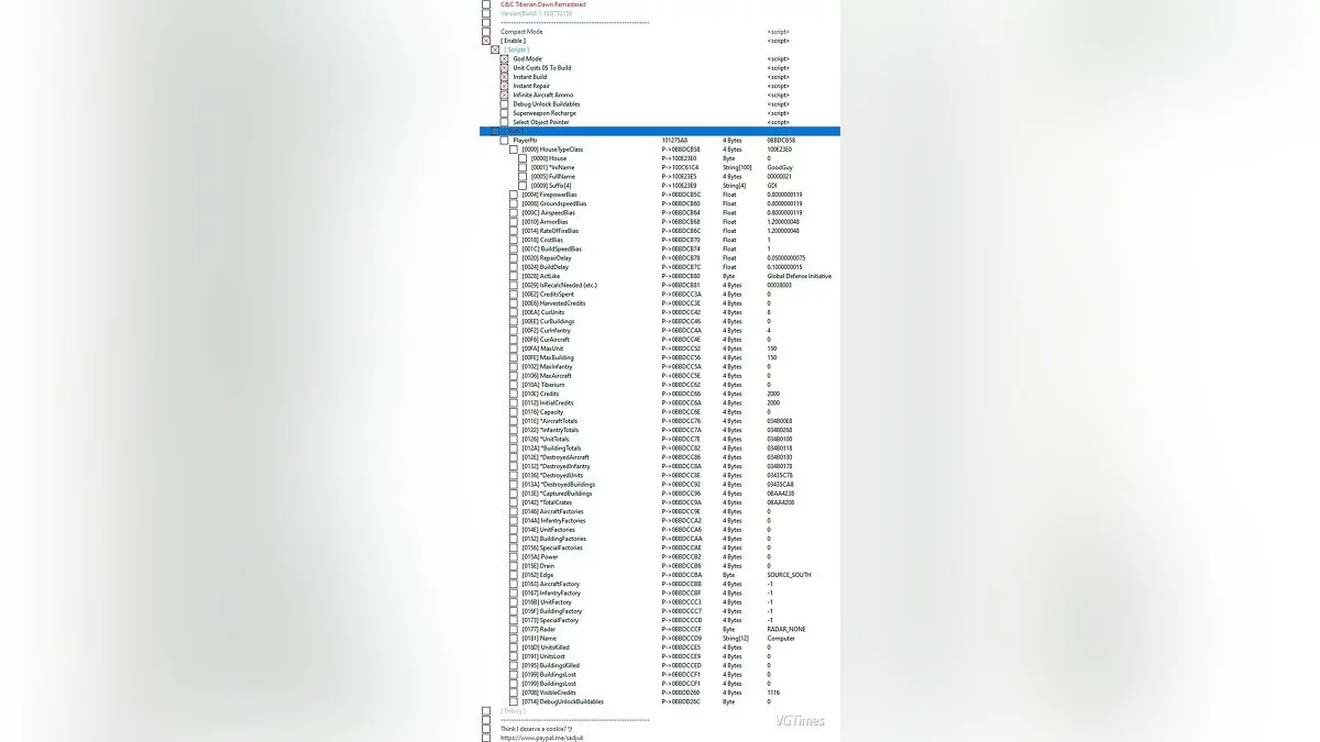 Command &amp; Conquer: Remastered — Таблица для Cheat Engine [UPD: 10.06.2020]