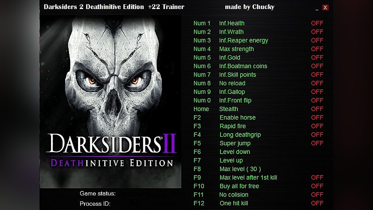 Darksiders 2: Deathinitive Edition — Трейнер (+22) [Steam + GoG]