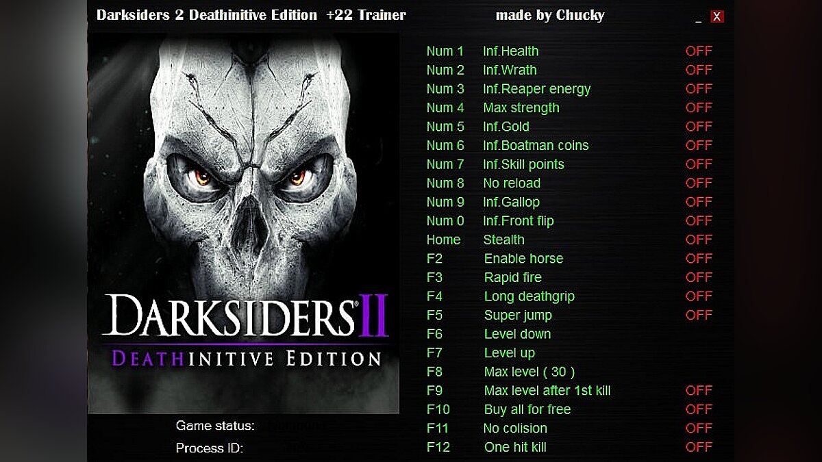 Darksiders 2: Deathinitive Edition — Трейнер (+22) [Steam + GoG] / Трейнеры  / Читы