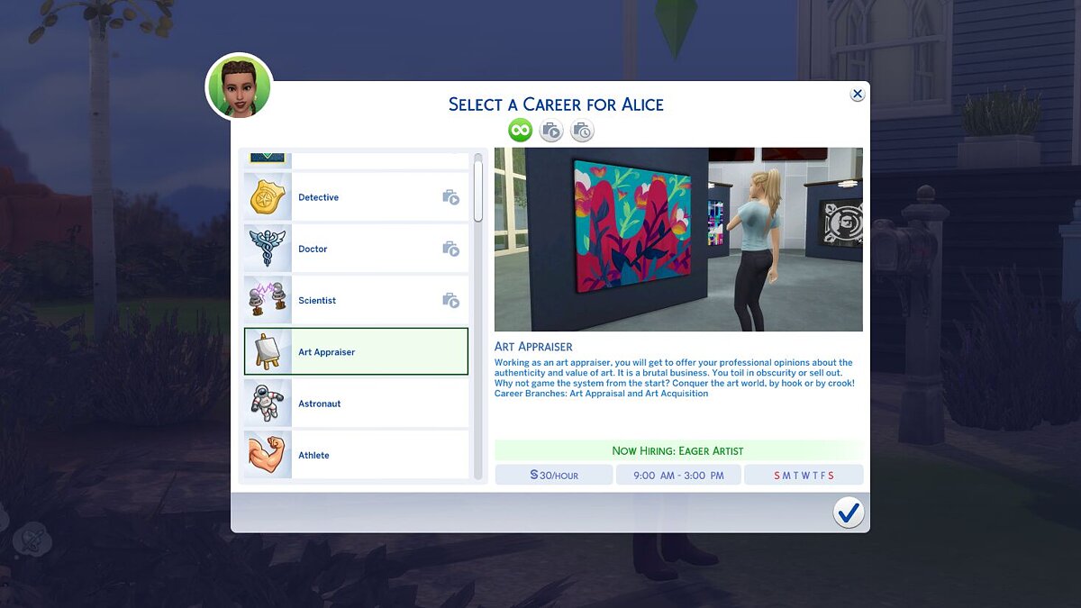 The Sims 4 — Карьера оценщика живописи и картин (10.06.2020)