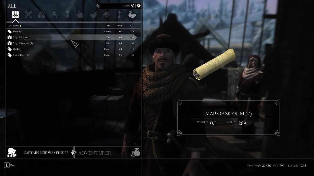 Elder Scrolls 5: Skyrim Special Edition — Физическая карта