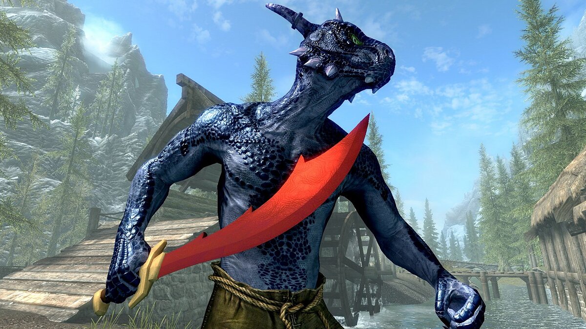 Elder Scrolls 5: Skyrim Special Edition — Скимитар-дракон
