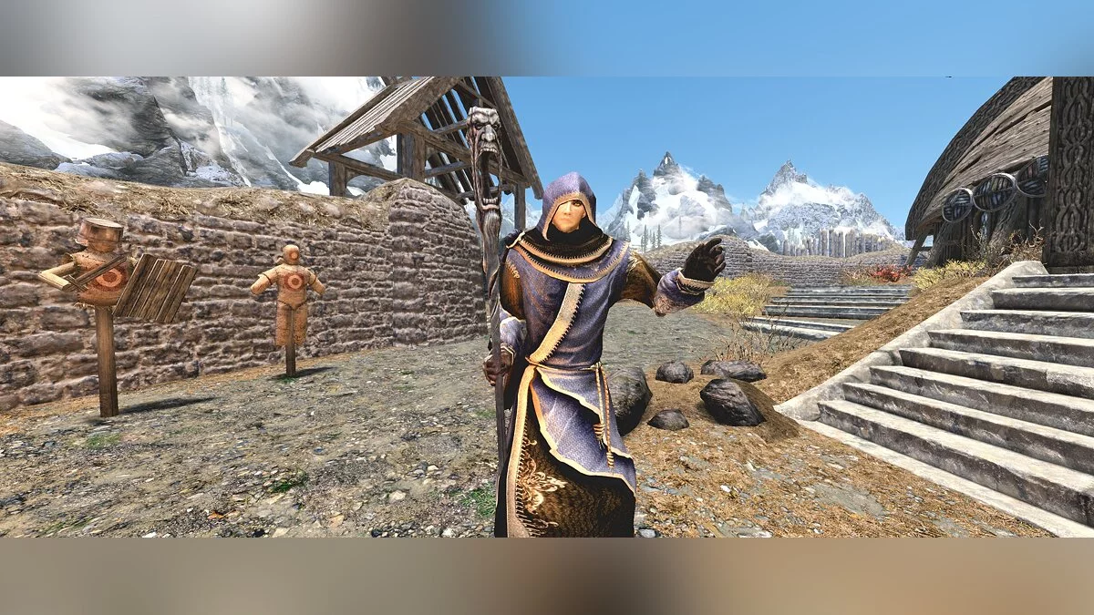 The Elder Scrolls 5: Skyrim Legendary Edition — Новые анимация с посохом Ваббаджек