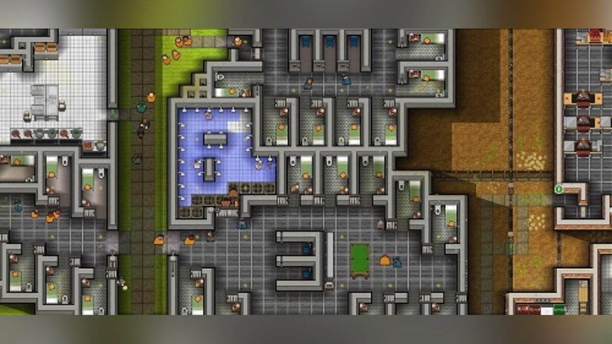 Prison Architect — Сохранение (Большая тюрьма)